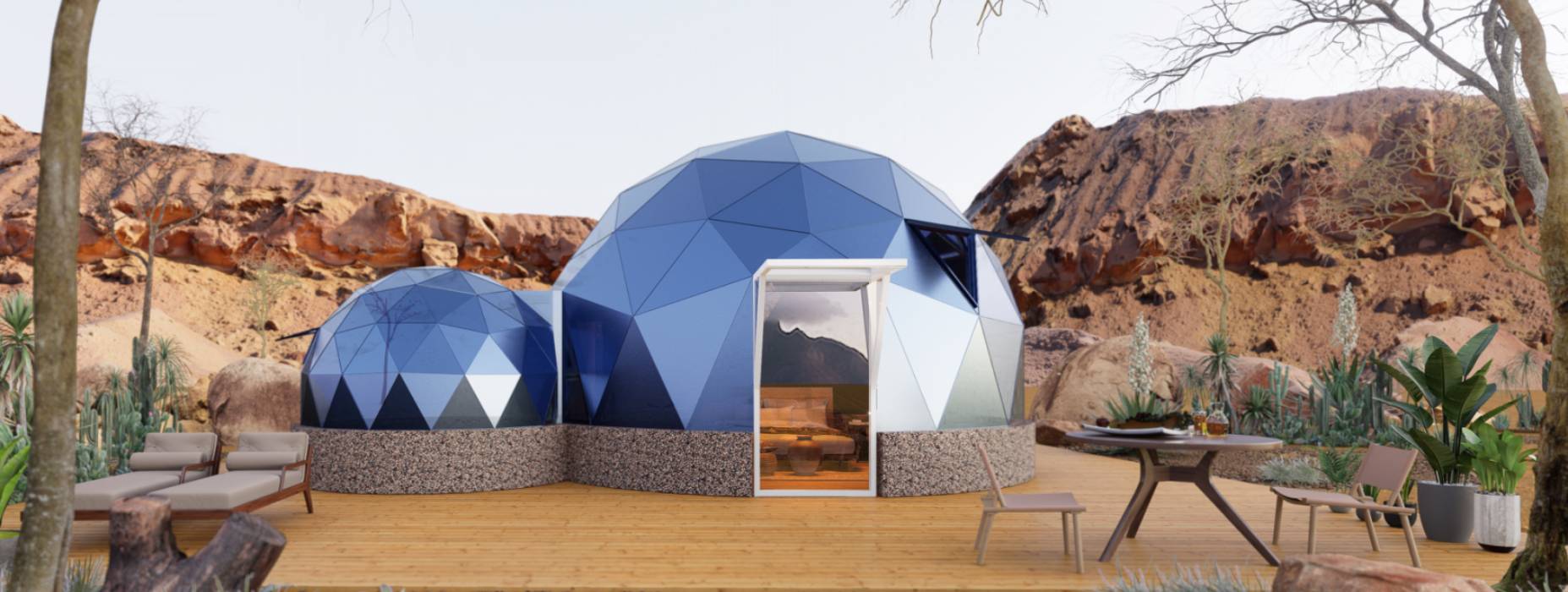 新丰县球形智能光伏玻璃星空房